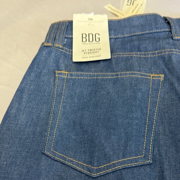 BDG  By Urban Outfitters Jet Twisted Straight Leg Jeans Size 29 - Picture 16 of 16